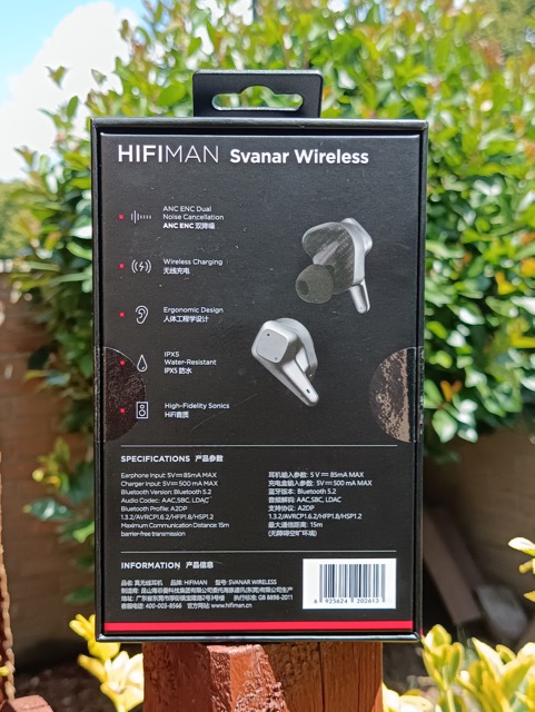 Hifiman Svanar Wireless back
