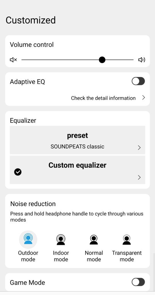 Soundpeats App