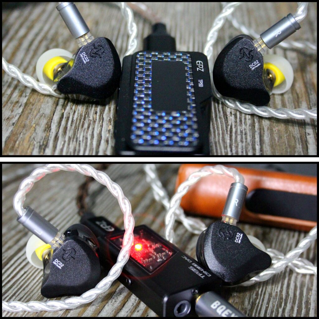 DC02 attached to the TP50 & TP35