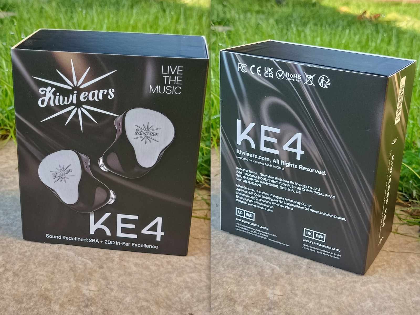 Kiwi Ears KE4 box