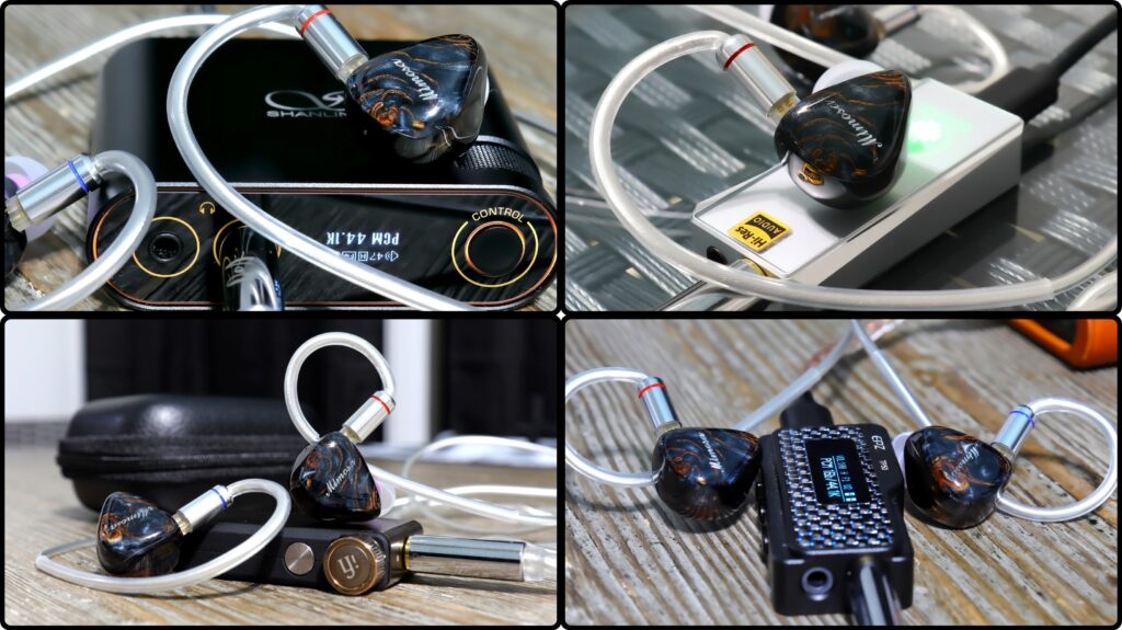 This is a set which works well with different source devices
