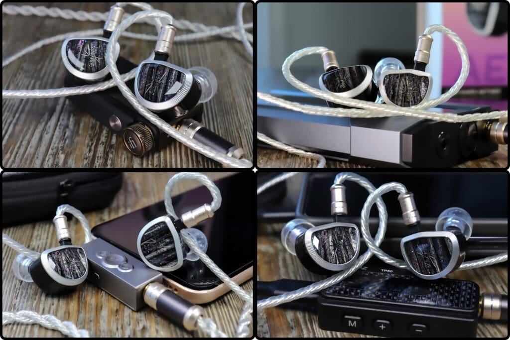 Kiwi Ears Aether with many different sources