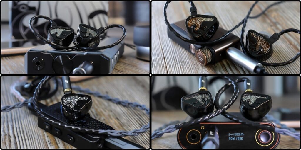 The Letshuoer Mystic 8 paired with many different source devices