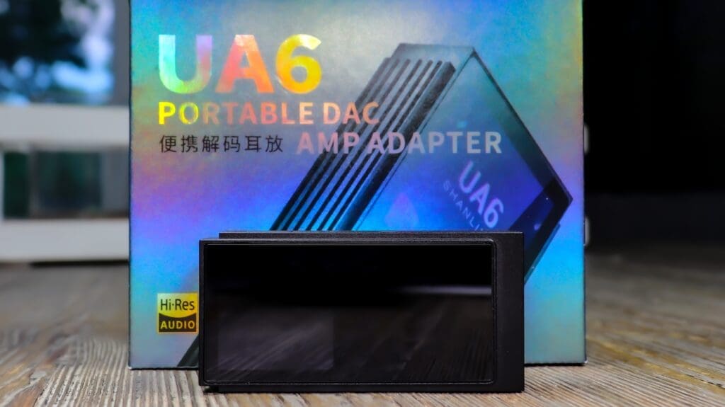 The Shanling UA6 with its box