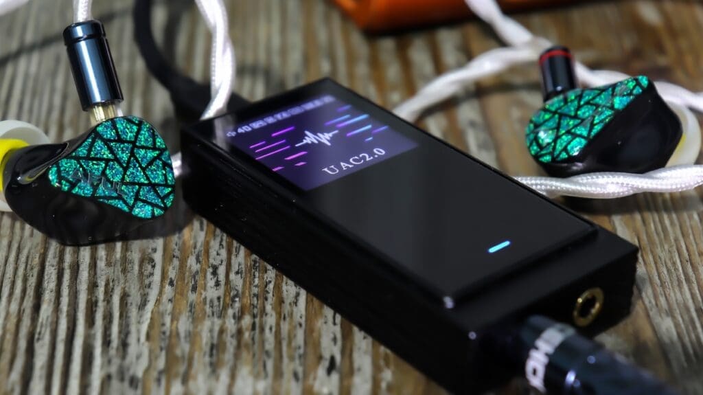 Shanling UA6 paired with the Aful 5+2
