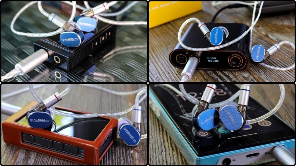 The Aurora Ultra and many source devices collage