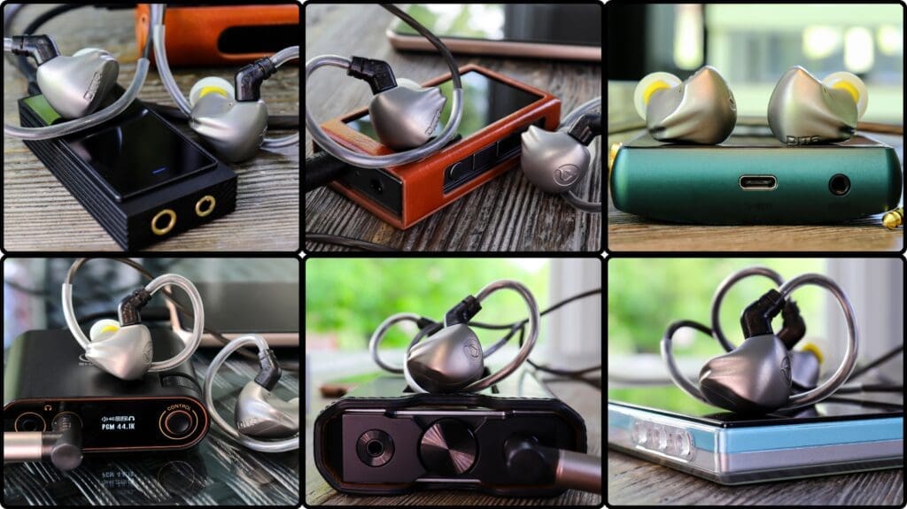 Many sources pictured with the Dita Audio Mecha