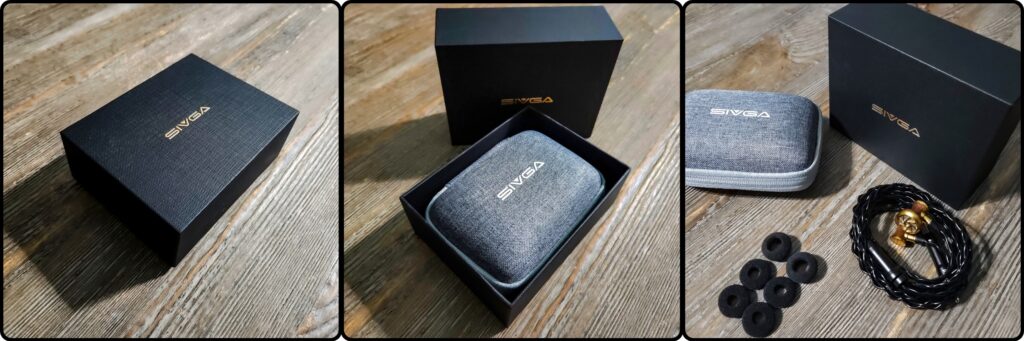 The Sivga M300 packaging