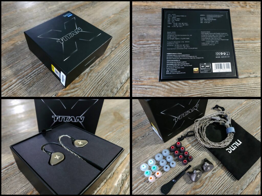 Dunu Titan X packaging