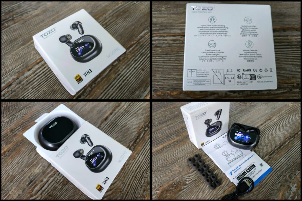 Tozo NC20 Pro packaging
