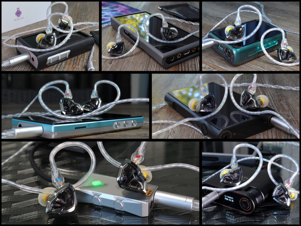 Hidizs My Lin Special Edition and different sources collage