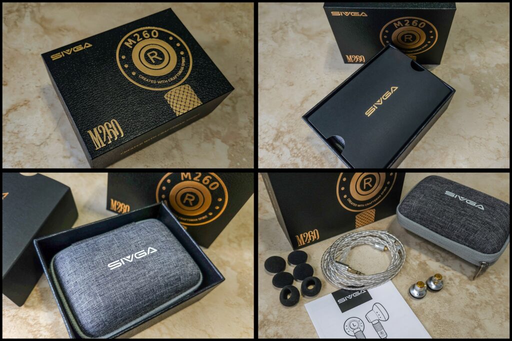 Sivga M260 packaging & contents